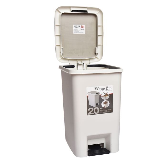 BA Push and Pedal Dustbin 20L