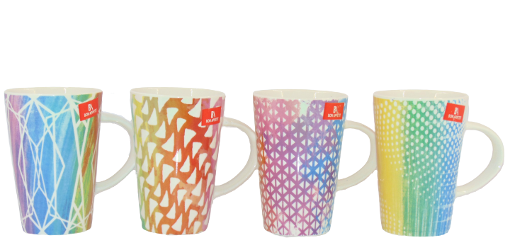 BA V-Shaped Mug 15Oz Abstract
