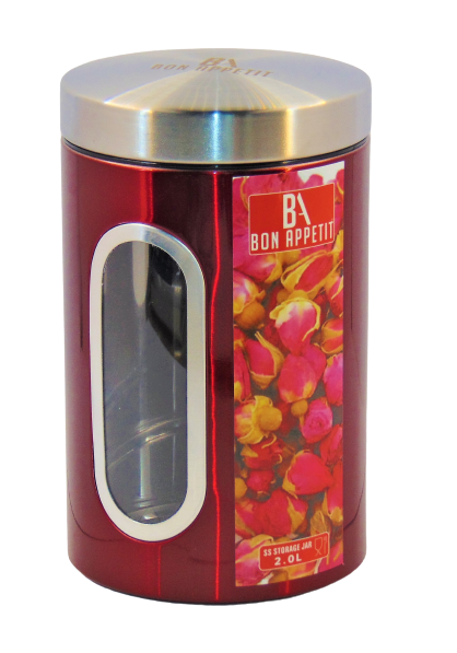 BA Window Canister 2L Red