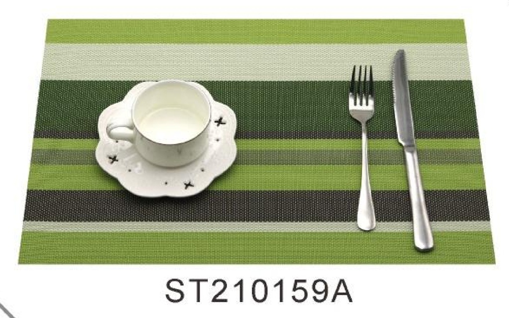 BA Table Mat 530 Stripes Green