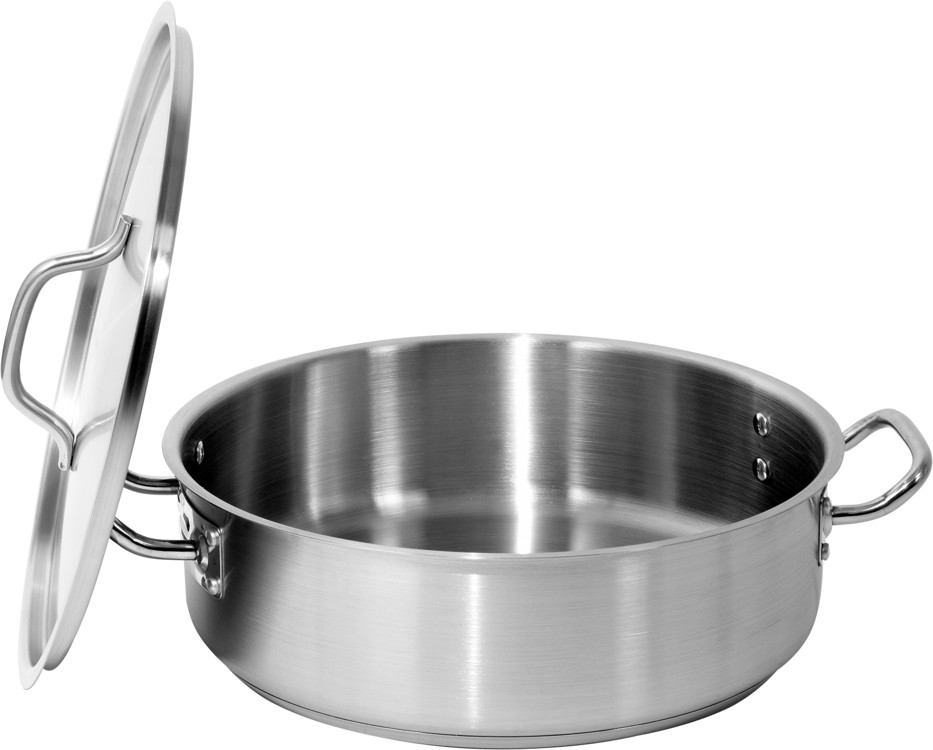 BA SoulChef Casserole + Lid SS443 36X11Cm/11.2L