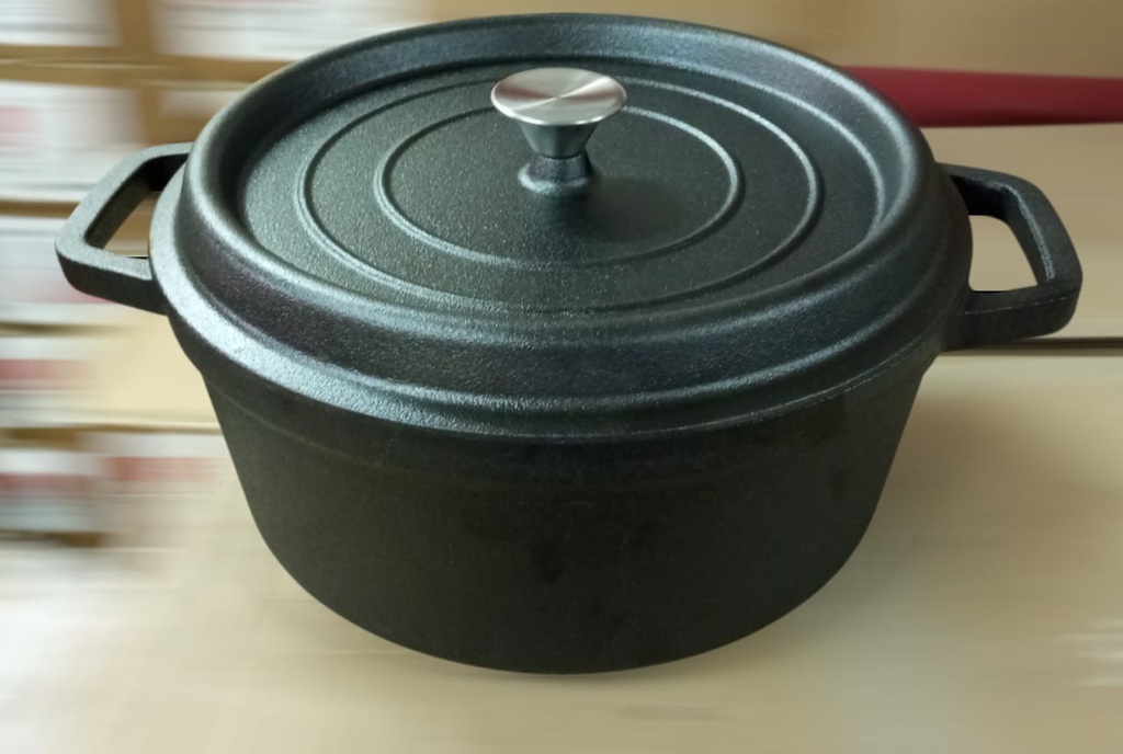 BA Cast Iron Casserole 32cm Black
