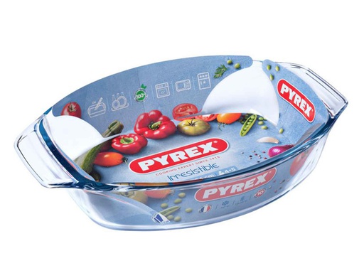 [412B000/7144] Pyrex Oval Roaster 39x27cm/4L Optimum
