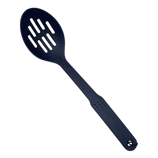 [C53468S/SX-584] Non-Stick Slotted Spoon Black