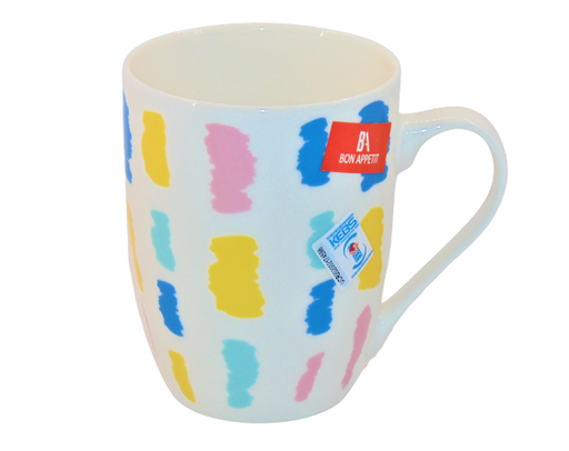 [BX14038B] BA Banquet Mug 13Oz Zen Squiggles
