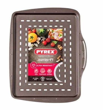 [AS37BZ0/7046] Pyrex Asimetria Pizza Pan Rect 37x29cm
