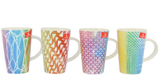 [BX2108] BA V-Shaped Mug 15Oz Abstract