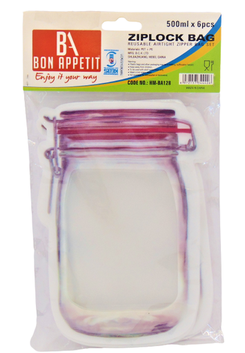 [HM-BA128] BA Ziplock Bag 0L5 R6