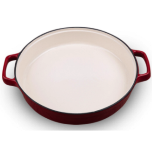 [HM-BA177] BA Cast Iron Rnd Pan 31cm Red