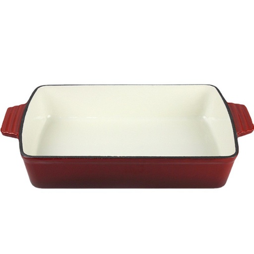 [HM-BA175] BA Cast Iron Roaster 33x23x7cm Red