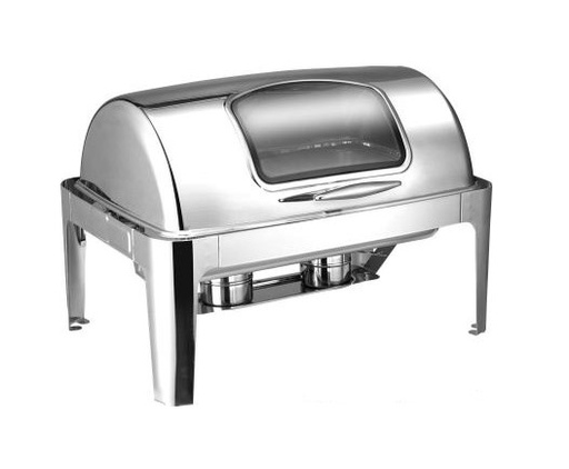 [HM-BA89] BA Roll Top Oblong Chafer 9L Window