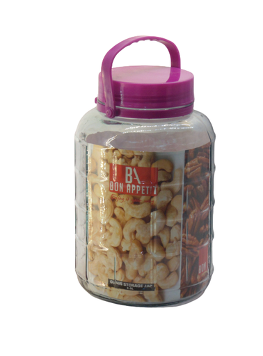 [HM-BA99P] BA Glass Jar 8L Screw Purple Lid