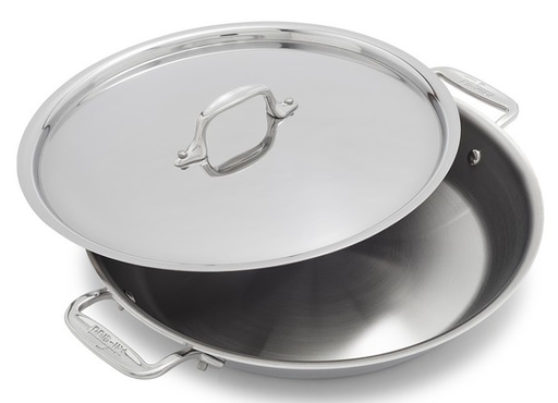 [HM-BA549] BA SoulChef Casserole + Lid SS443 45X15Cm/23.9L