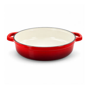 BA Cast Iron Rnd Pan 31cm Red