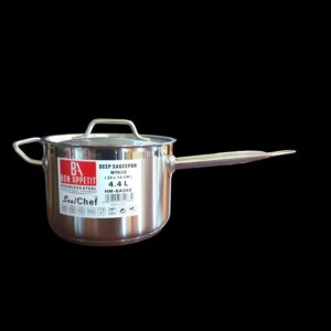 BA SoulChef Deep Saucepan +Lid SS443 18X10.5Cm/2.7L