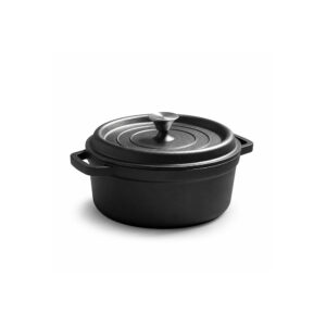 BA Cast Iron Casserole 14cm Black