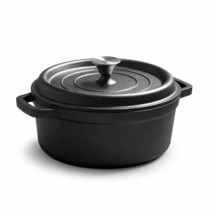 BA Cast Iron Casserole 28cm Black