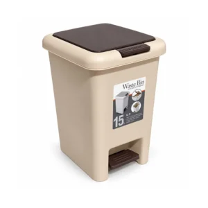 BA Push and Pedal Dustbin 15L