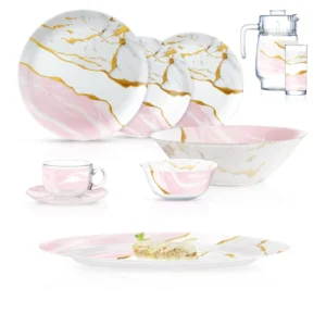 Luminarc Simply Melbastone 46pc Dinner Set