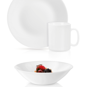 Luminarc Opal Timeless Plain 12pc Dinner Set